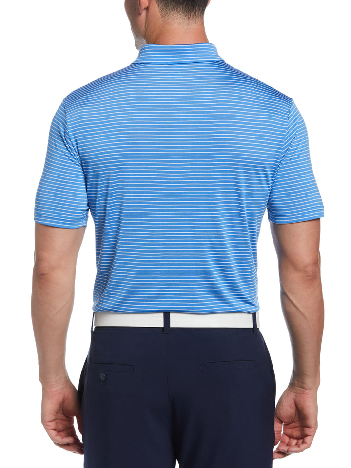 Single Feeder Stripe Golf Polo (Super Sonic) 