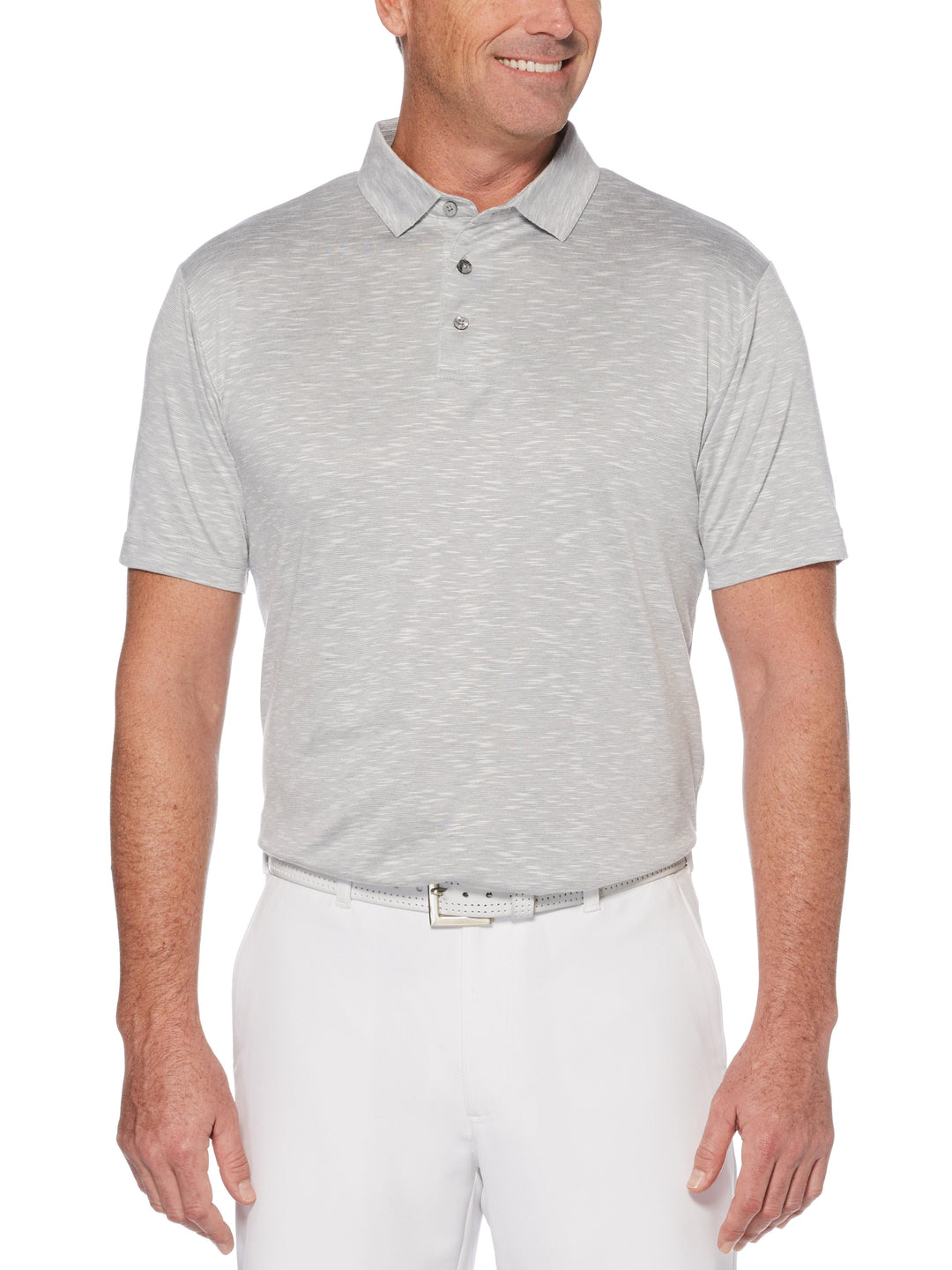 Men's Slub Golf Polo