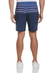 Men's Slub Stripe Block 8" Board Short