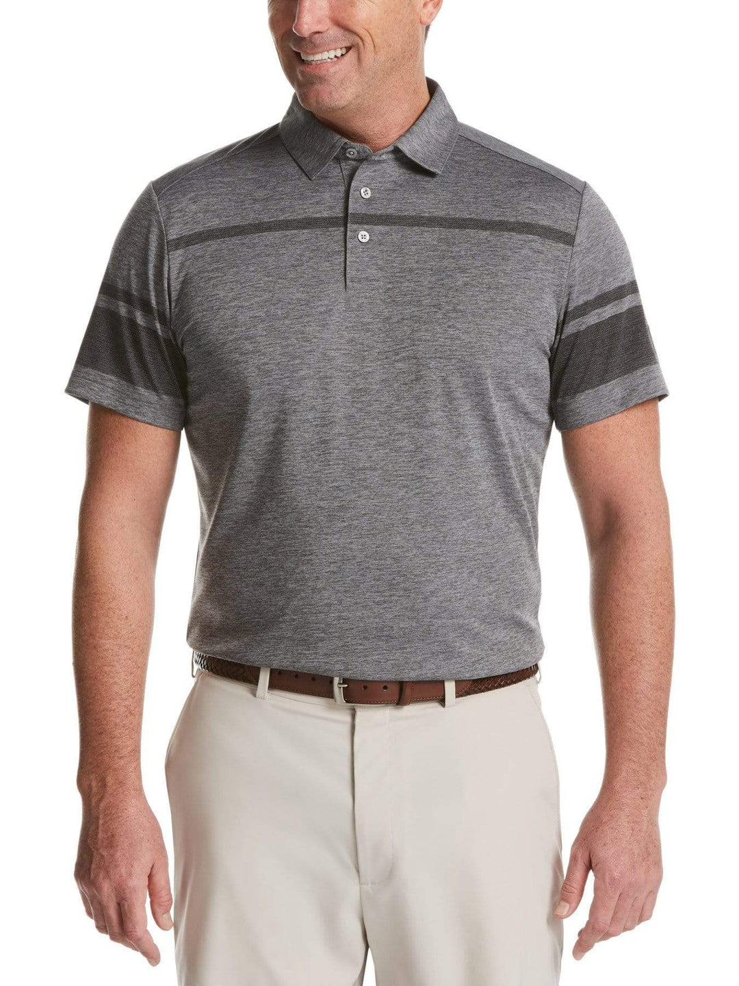 Men's Soft Printed Sleeve Polo