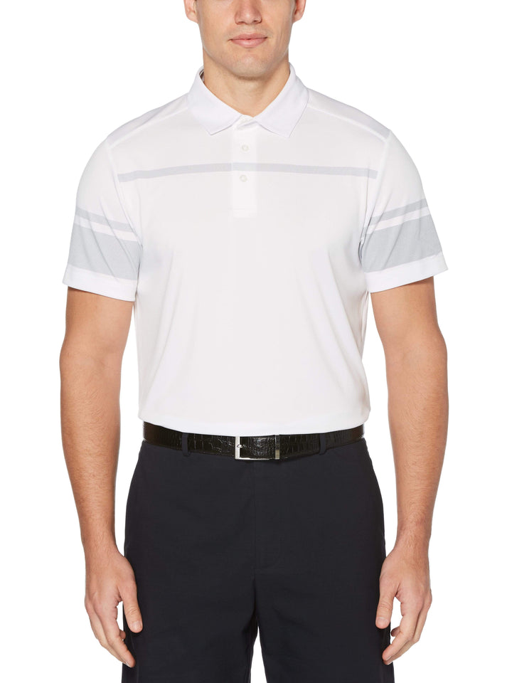 Men's Soft Printed Sleeve Polo