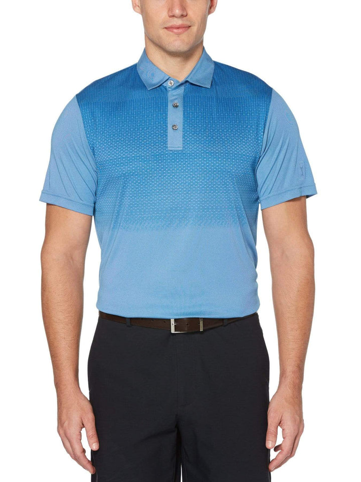 Men's Soft Stacked Print Polo