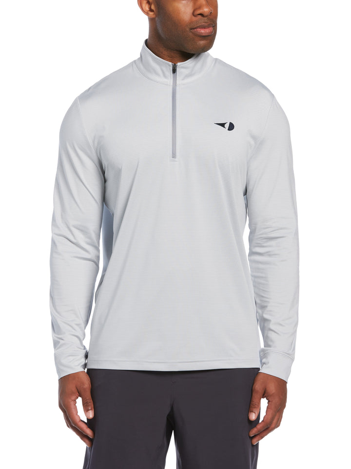 Solar 1/4 Zip Tennis Shirt (Gray Dawn Heather) 