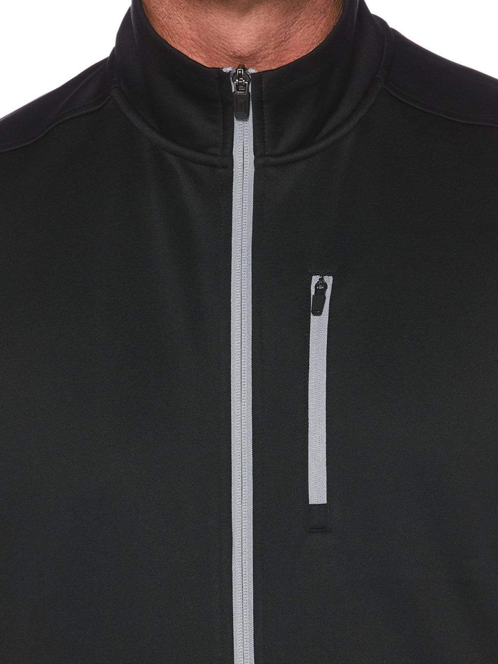 Men's Solid Fleece Back Vest