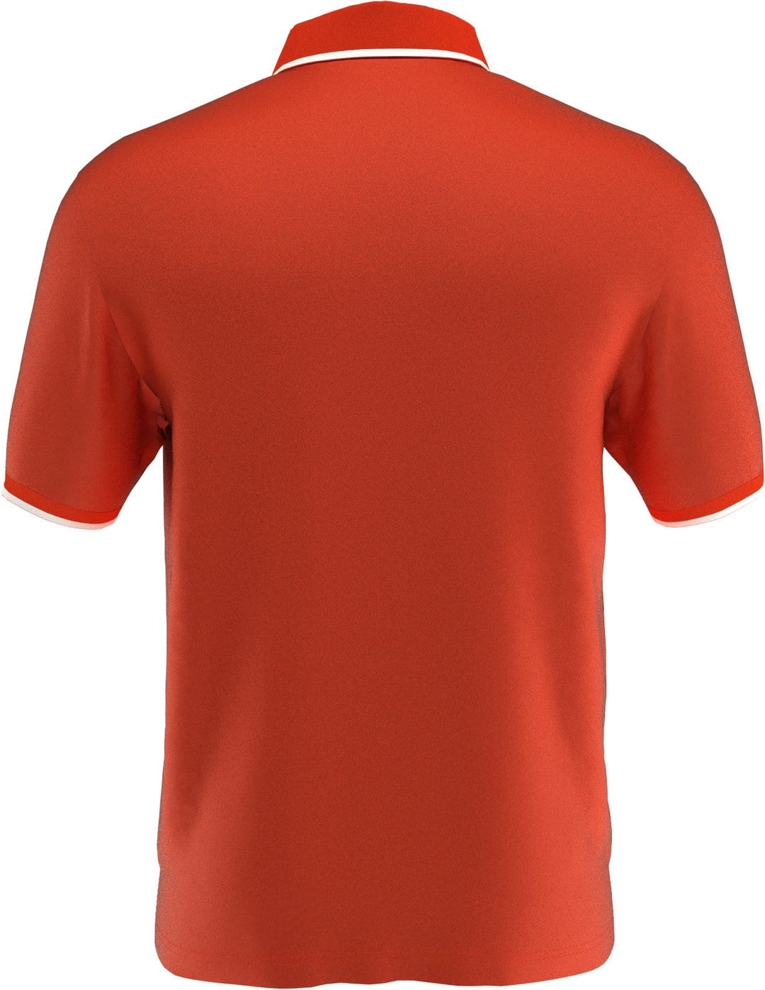 Men's Solid Golf Polo with Cuff Tipping