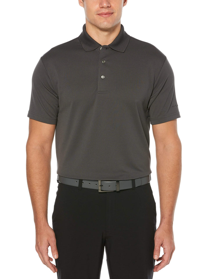 Men's Solid Ottoman Polo