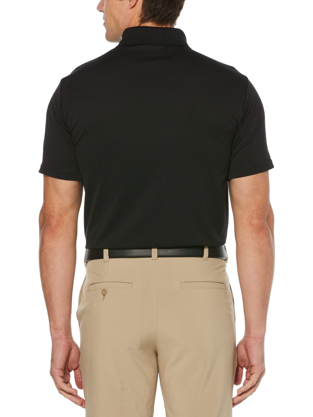Men's Solid Ottoman Polo