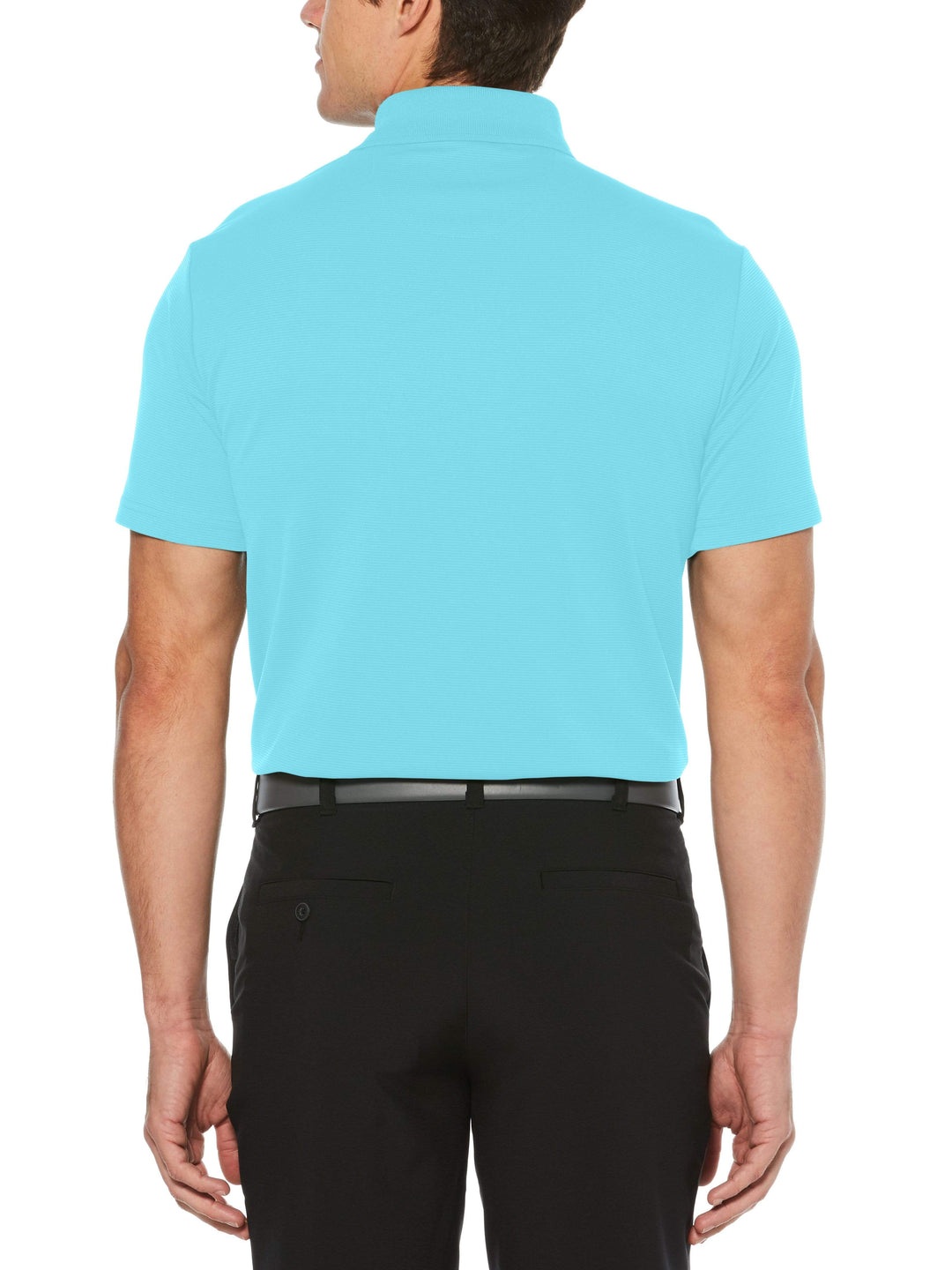 Men's Solid Ottoman Polo