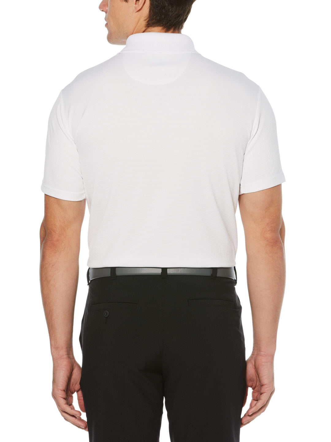 Men's Solid Ottoman Polo