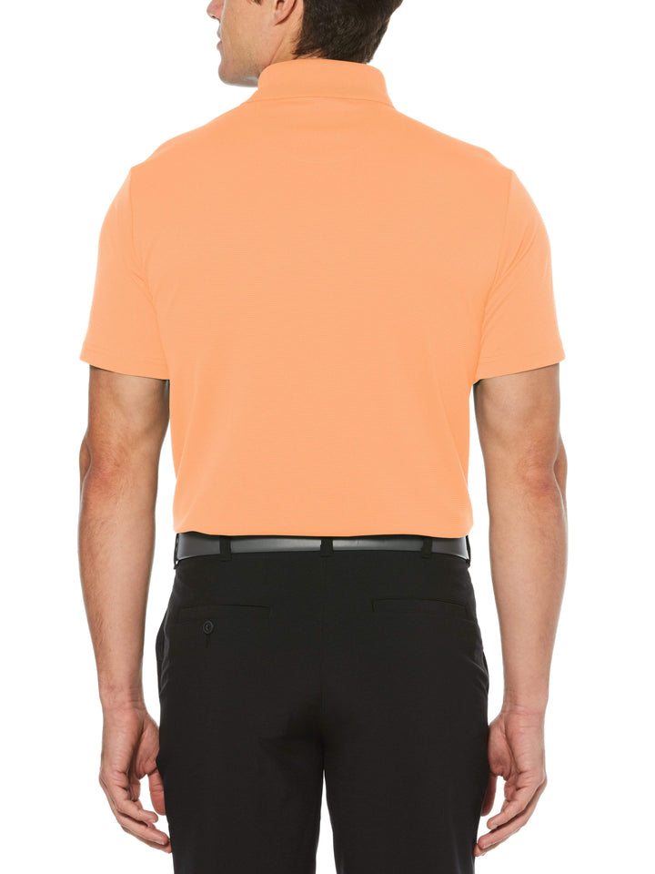 Men's Solid Ottoman Polo