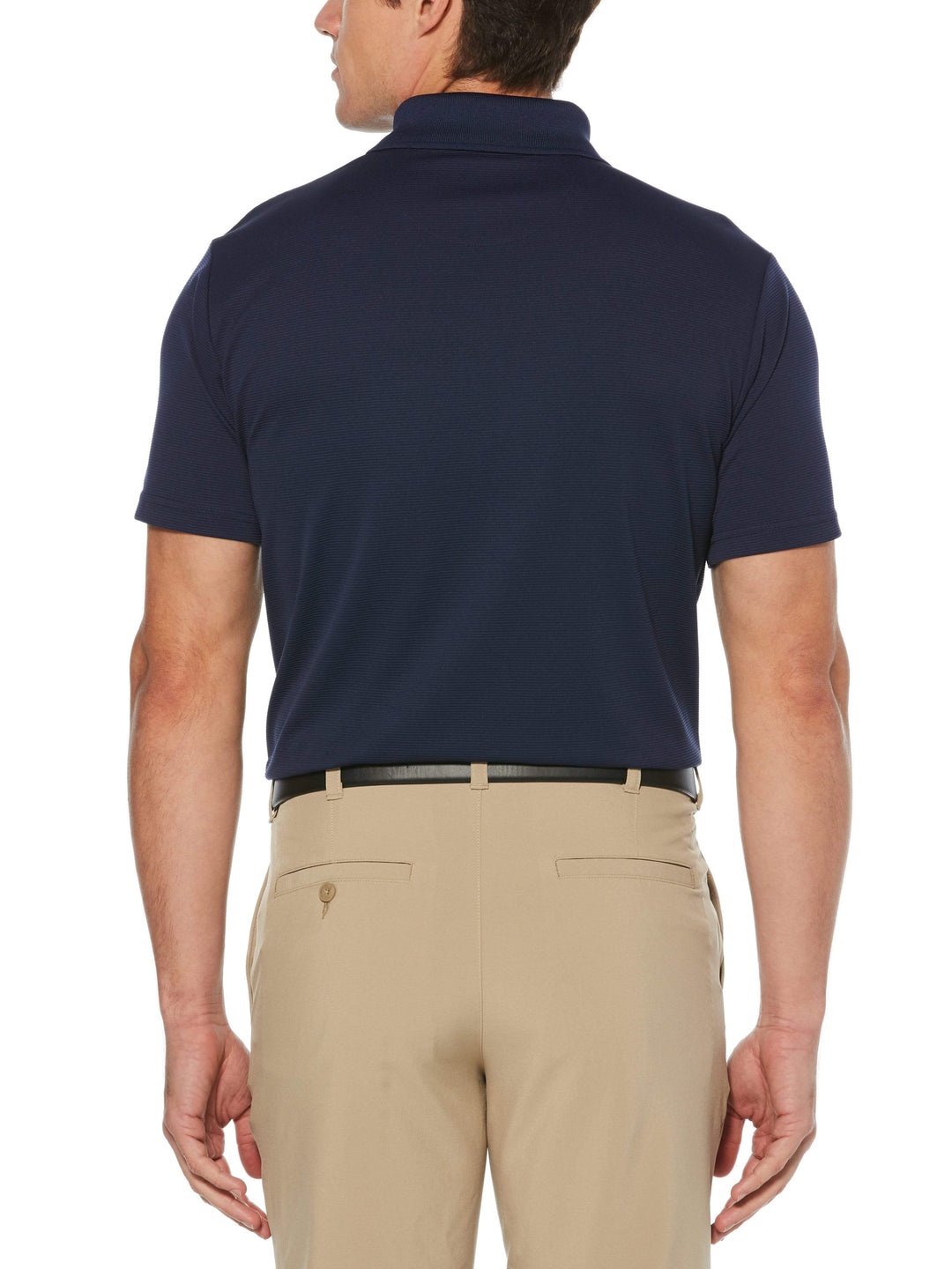 Men's Solid Ottoman Polo