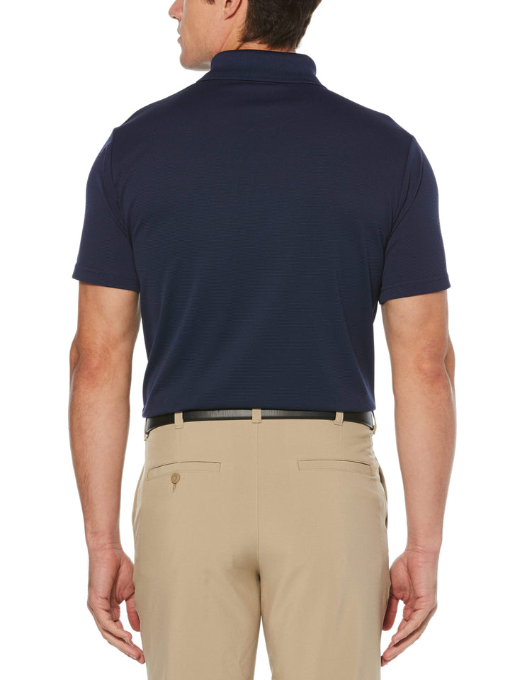 Men's Solid Ottoman Polo