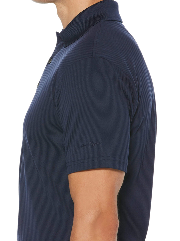 Men's Solid Ottoman Polo