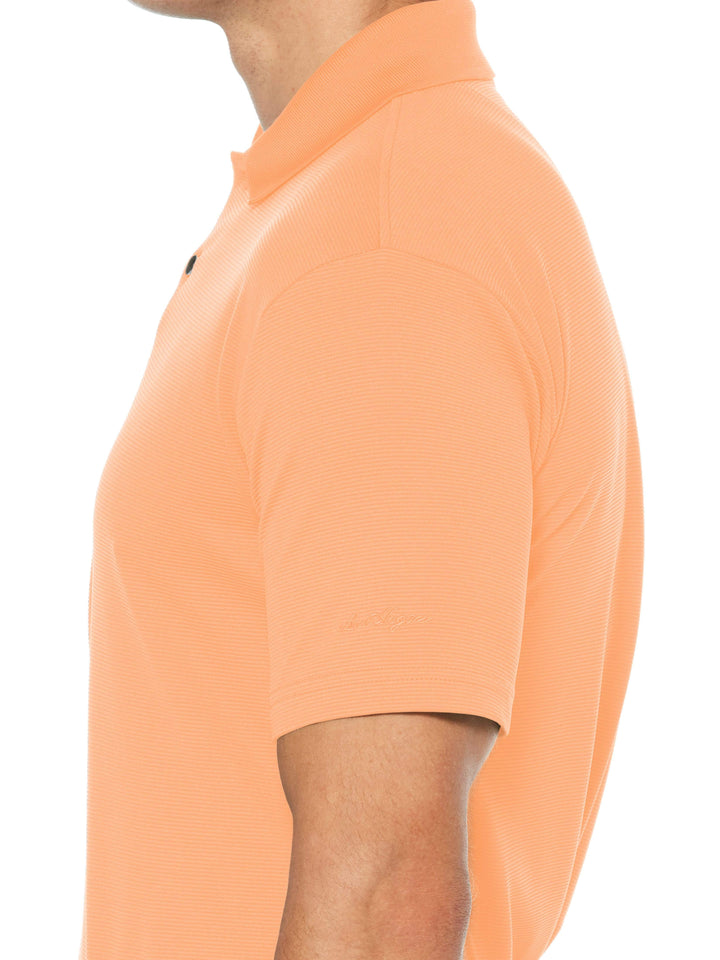 Men's Solid Ottoman Polo