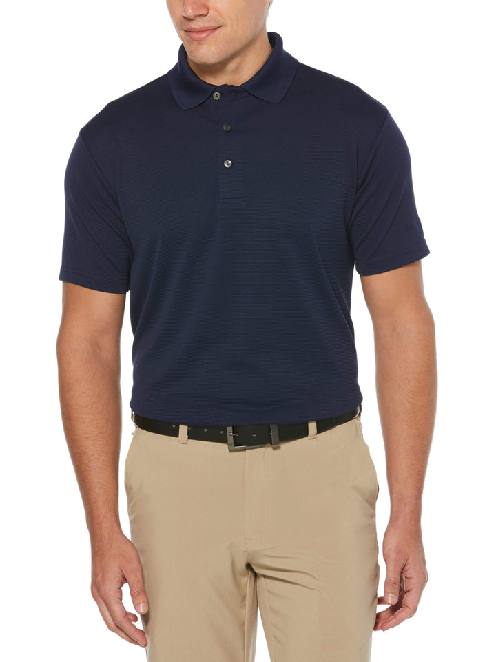 Men's Solid Ottoman Polo