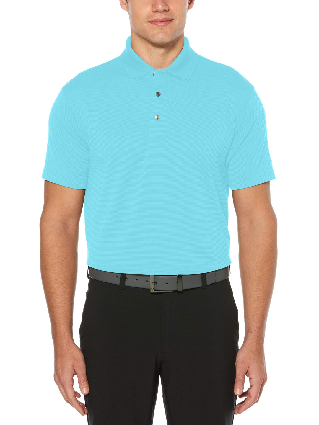 Men's Solid Ottoman Polo