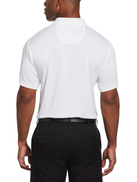 Solid Textured Golf Polo (Bright White) 