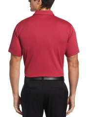 Solid Textured Golf Polo (Red Bud) 