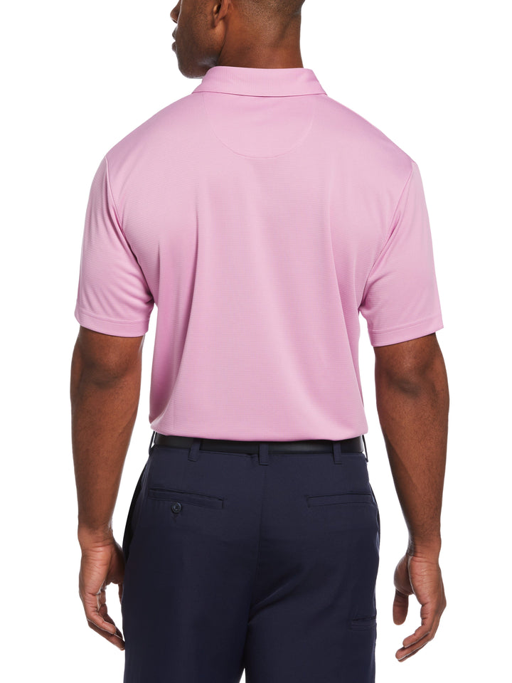Solid Textured Golf Polo (Orchid) 