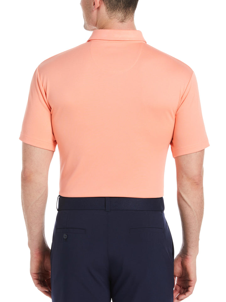Men's Solid Textured Golf Polo