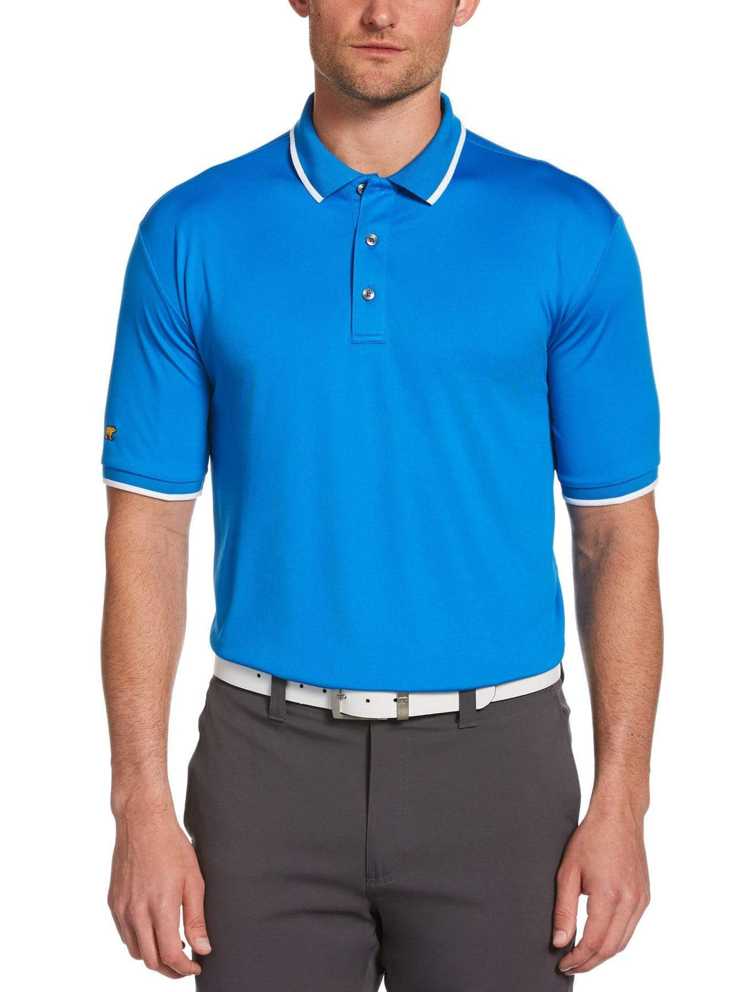 Men's Solid Textured Polo