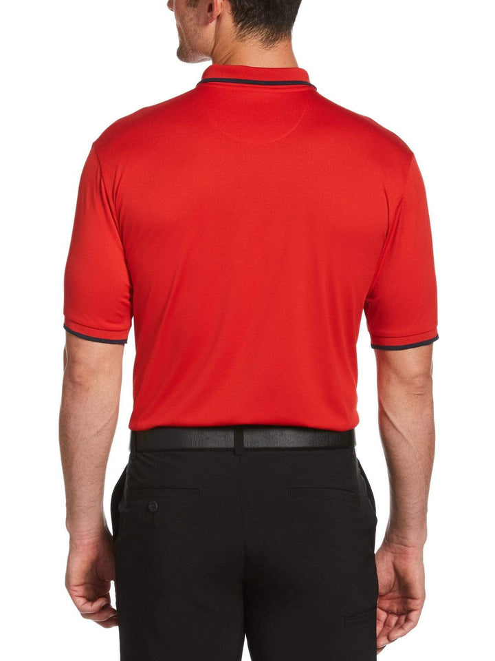 Men's Solid Textured Polo