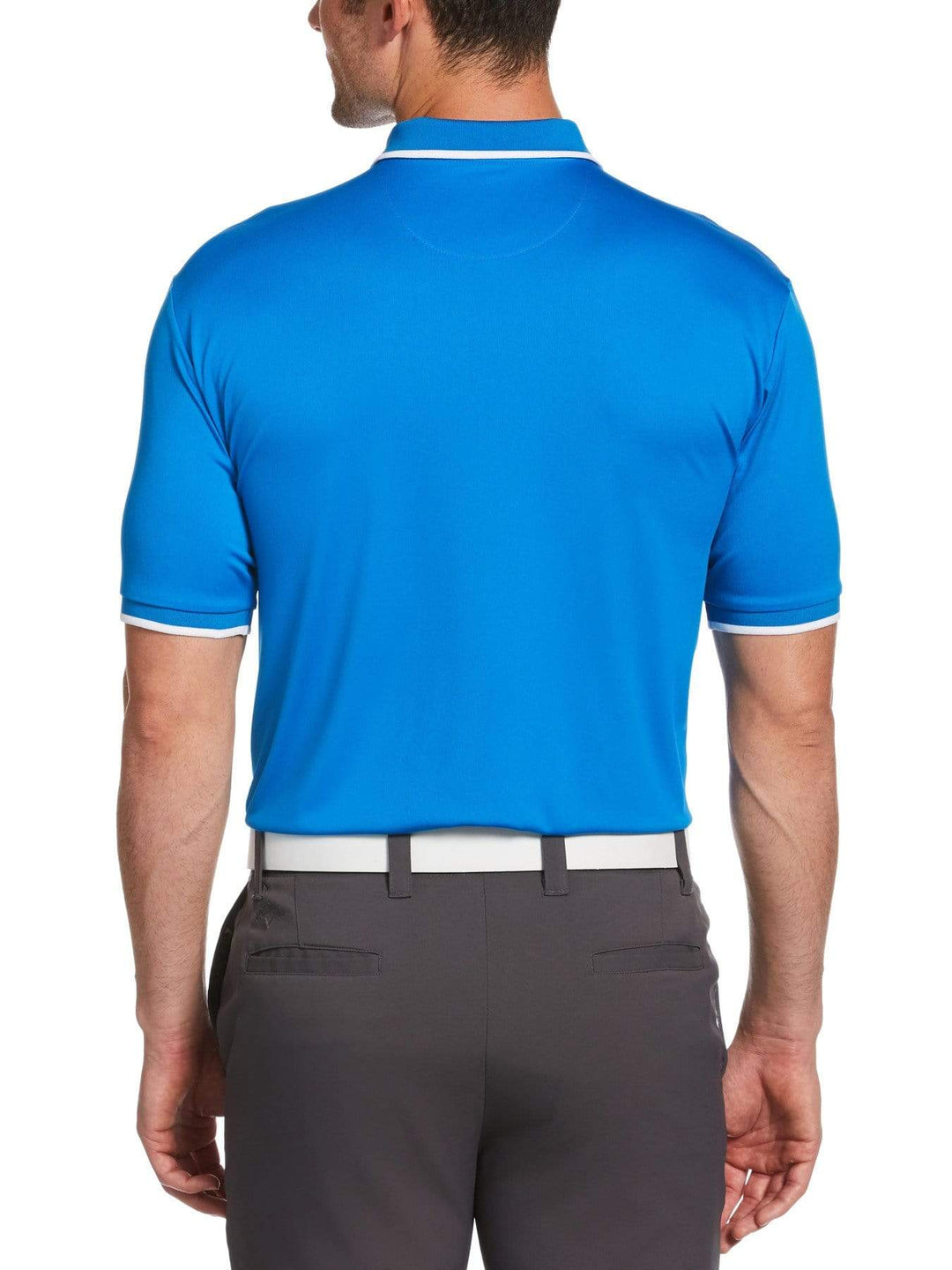 Men's Solid Textured Polo