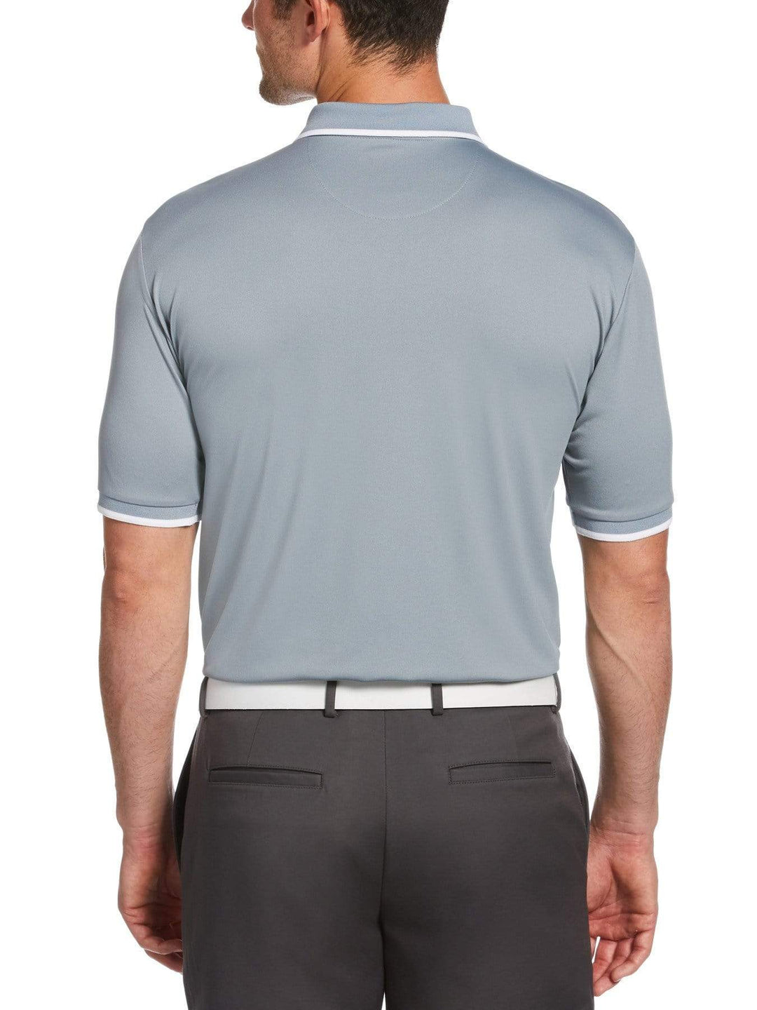 Men's Solid Textured Polo