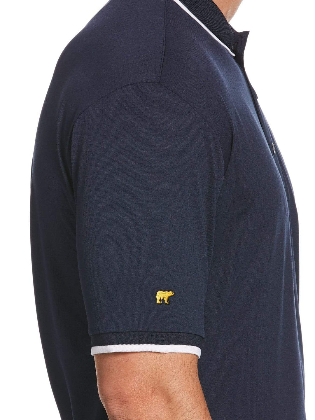 Men's Solid Textured Polo