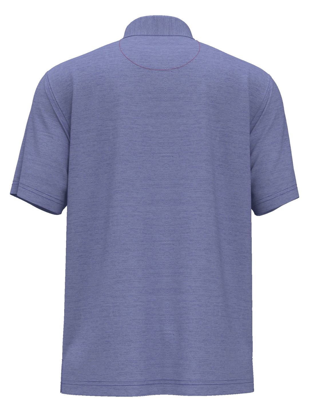 Space Dye Texture Golf Polo (Lt Dazzling Blue Heather) 