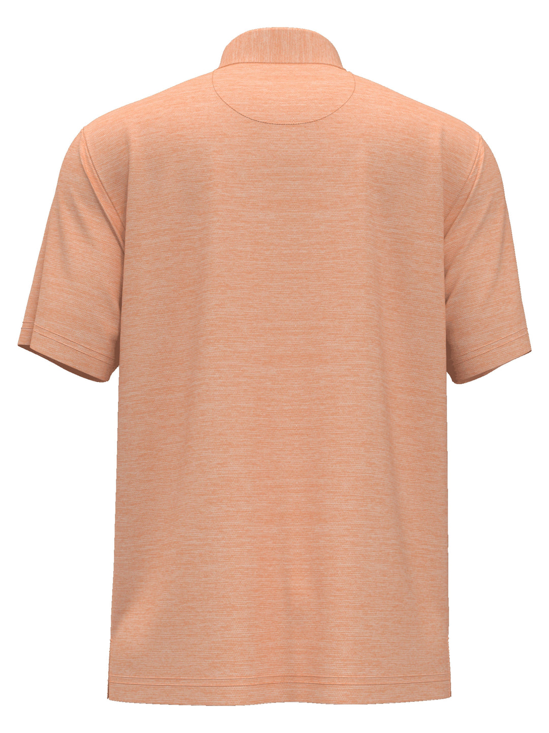 Space Dye Texture Golf Polo (Tangerine Heather) 