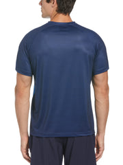 Men's Spray Gradient Printed Tennis Tee