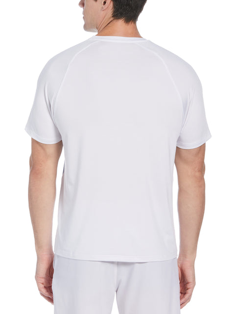 Men's Spray Gradient Printed Tennis Tee