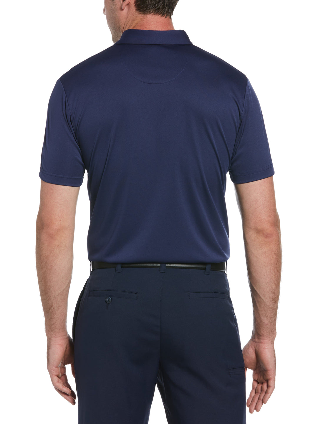 Stacked Space Dye Golf Polo (Twilight Blue) 
