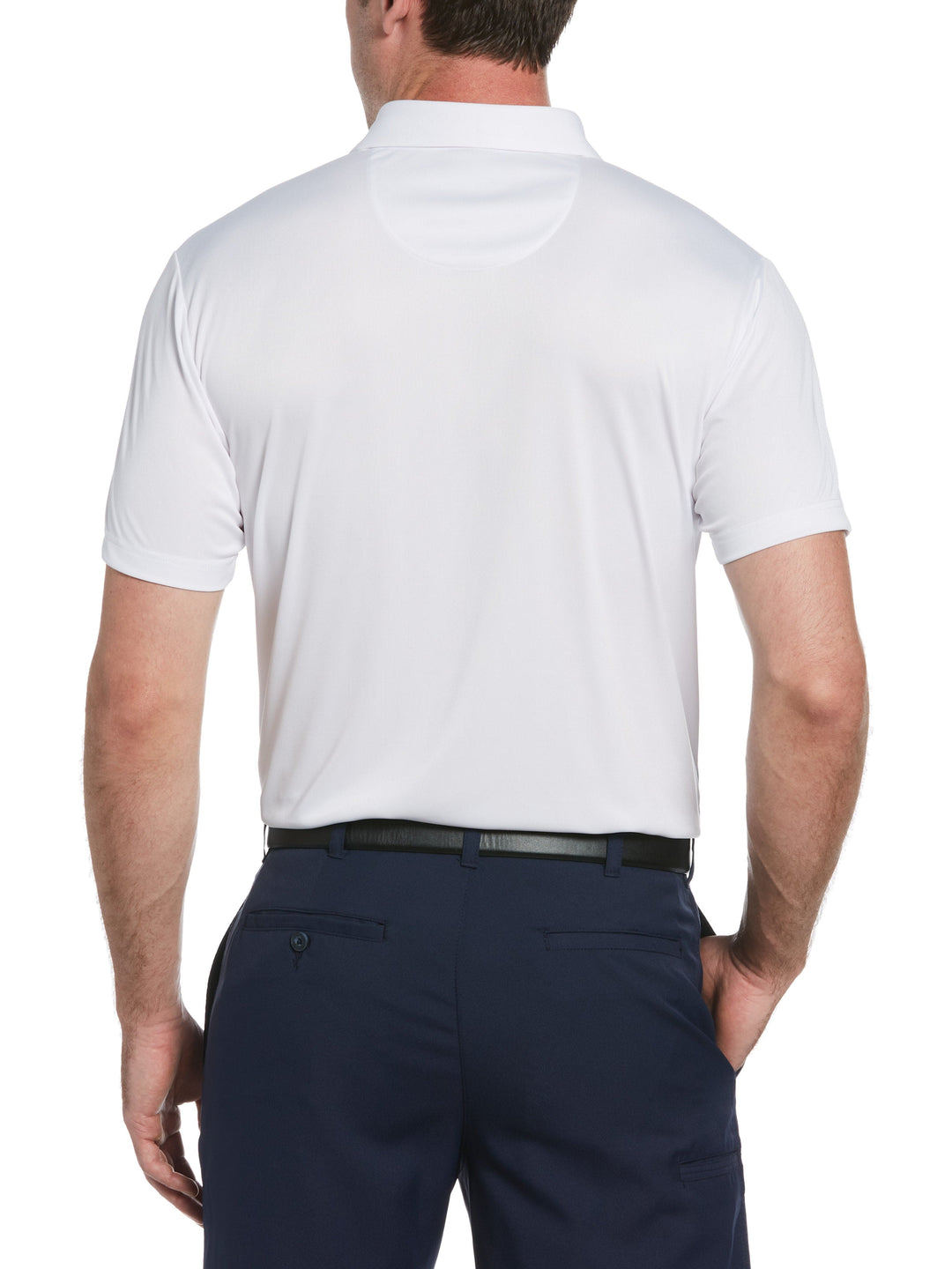 Men's Stacked Space Dye Golf Polo