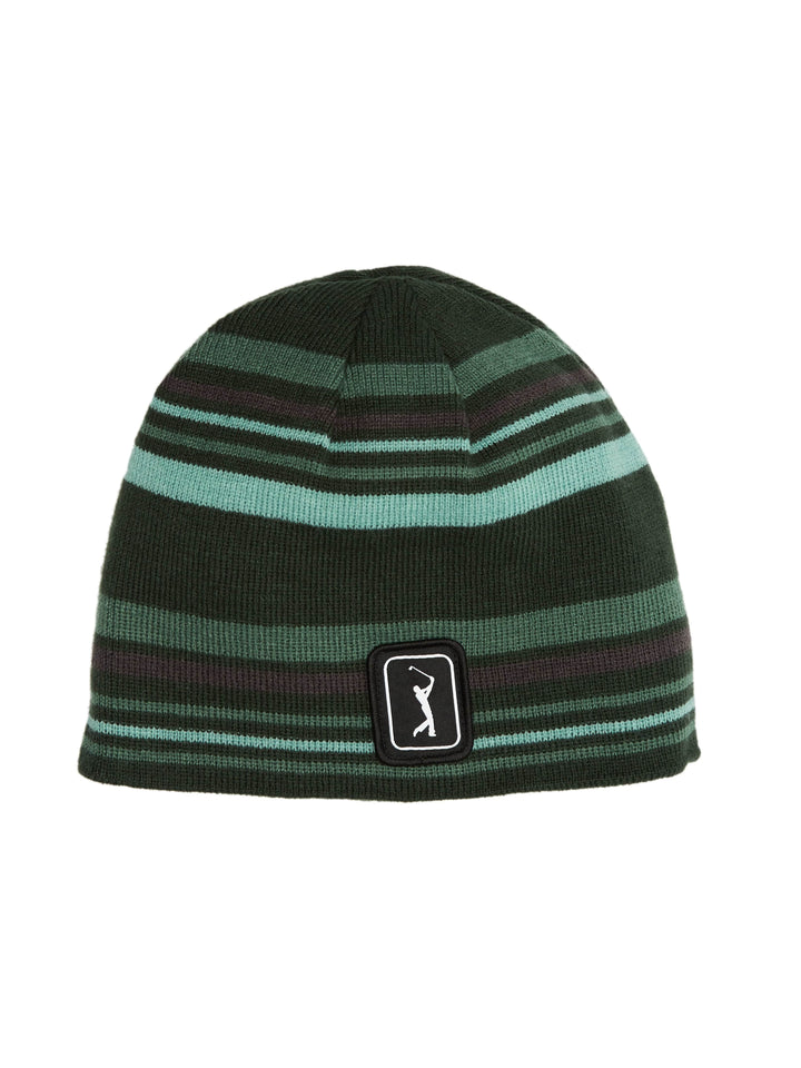 Men's Striped Reversible Beanie