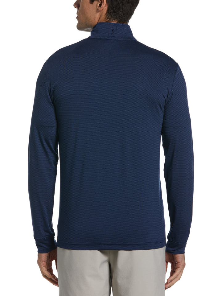 Sun Shade 1/4 Zip Golf Pullover (Peacoat Htr) 