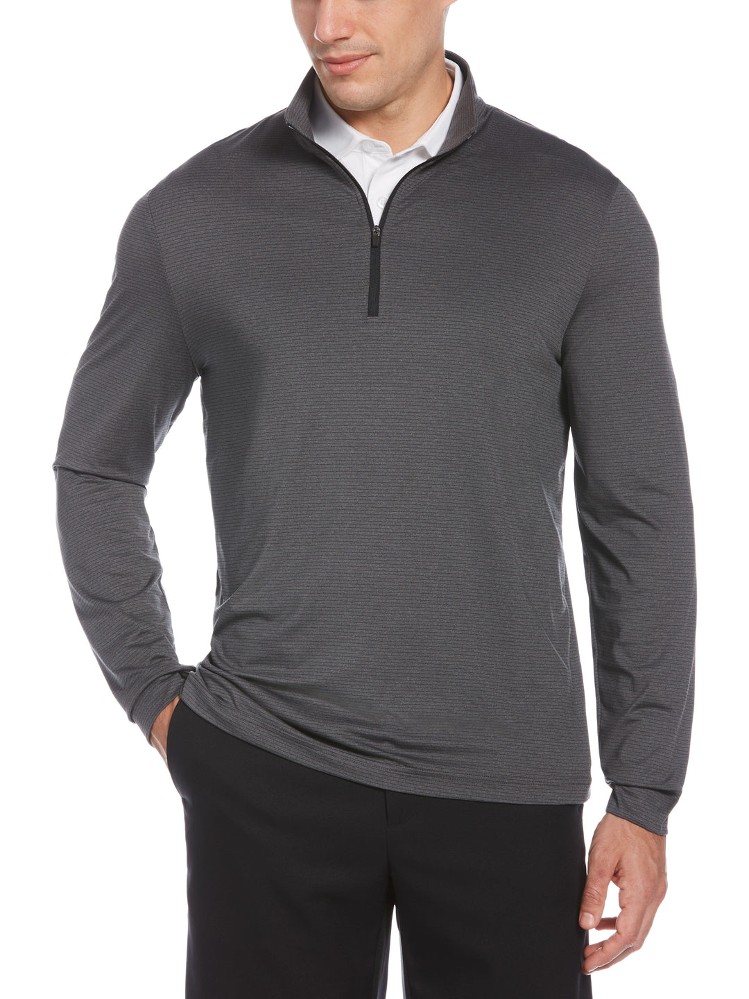 Men's Sun Shade Stretch Quarter Zip Golf Pullover