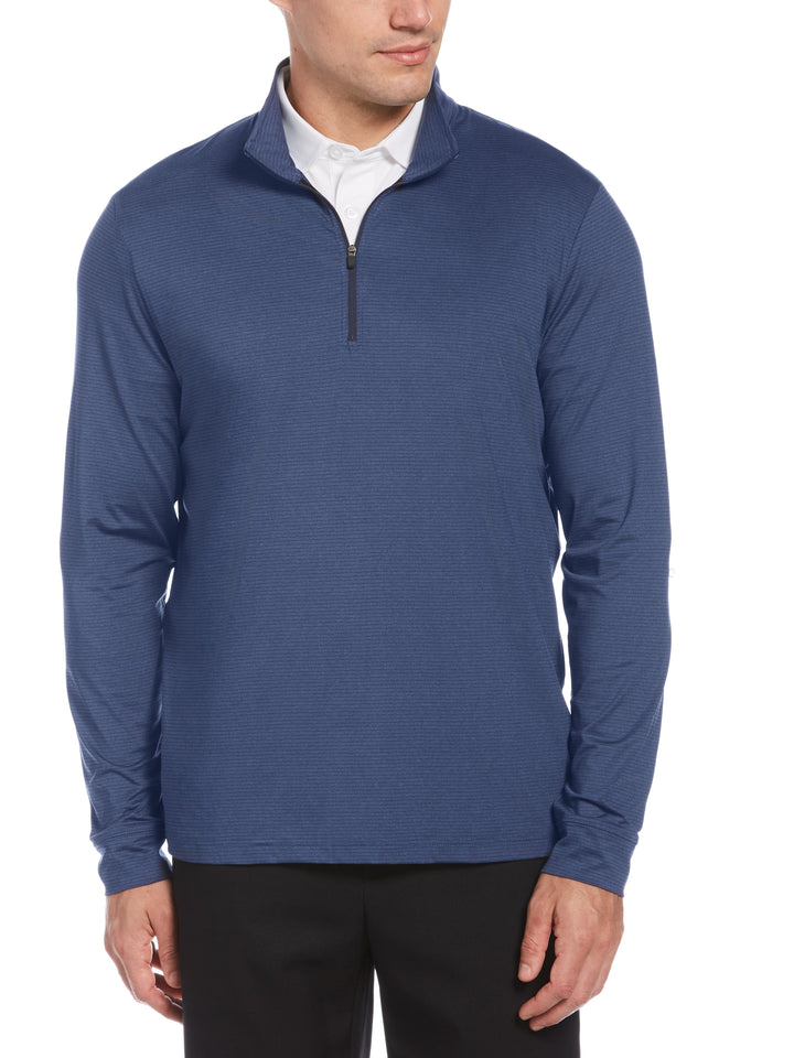 Men's Sun Shade Stretch Quarter Zip Golf Pullover