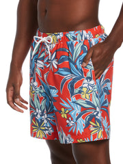 Men's Swim Elastic Valley Large Flower