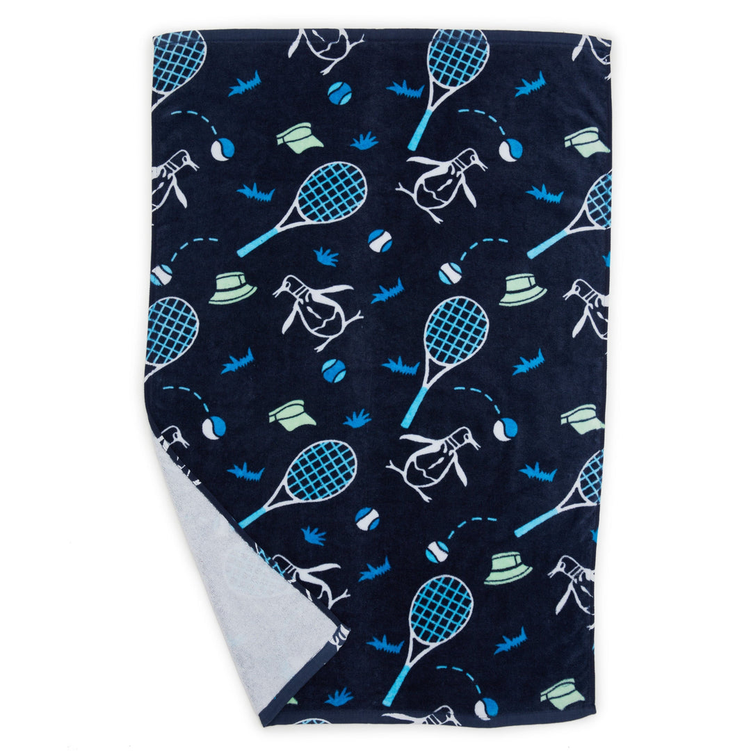 Tennis Towel (Black Iris) 