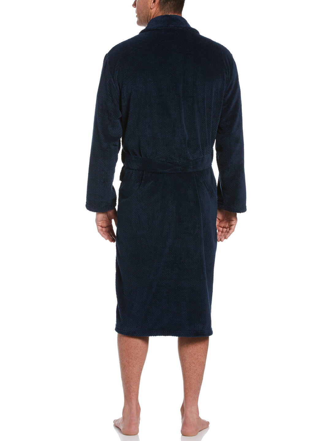 Men's Textured Fleece Robe