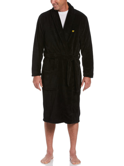 Men's Textured Fleece Robe