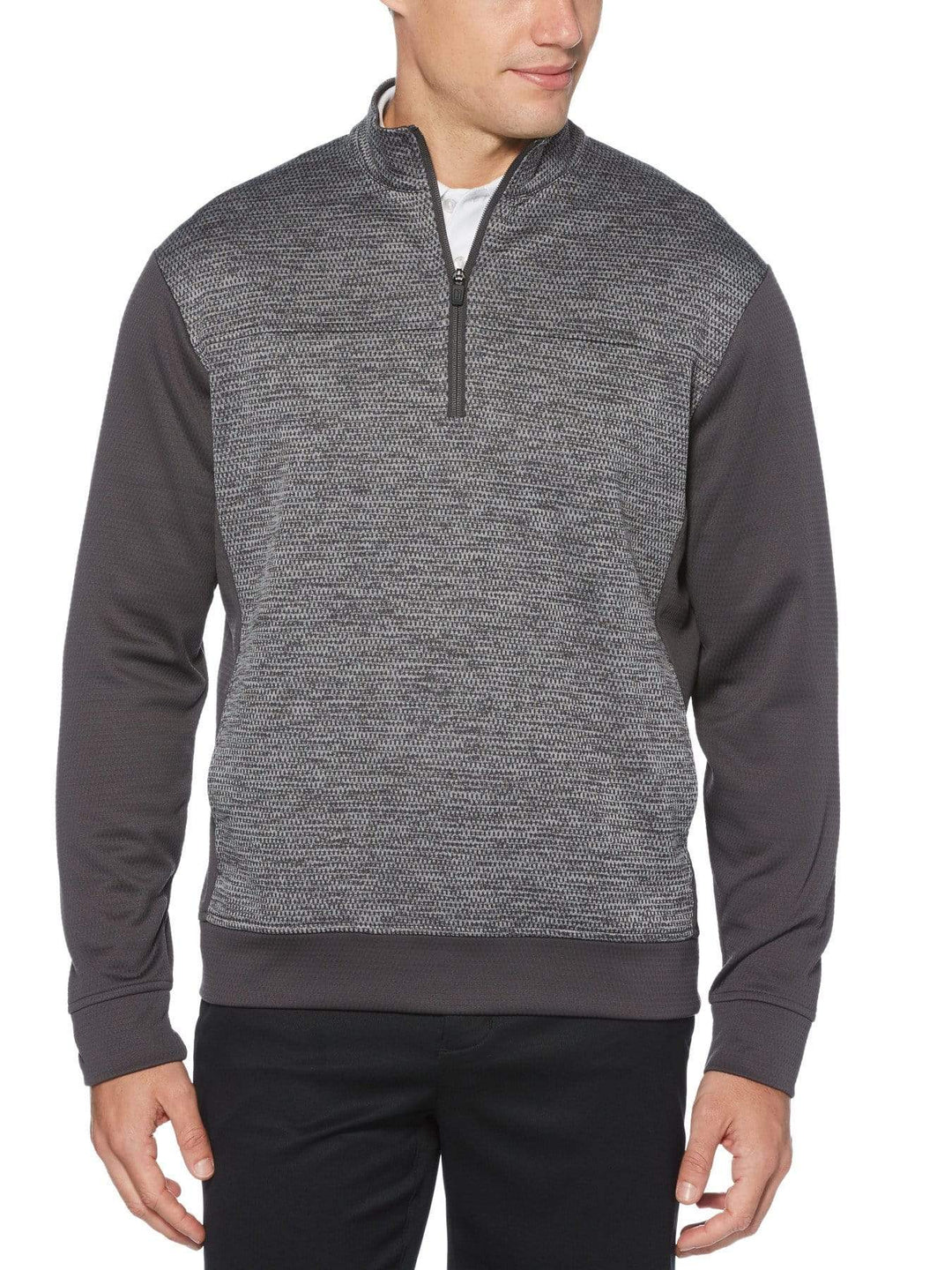 Men's Textured Fleece Sweater
