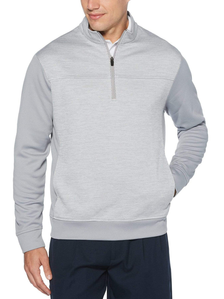 Men's Textured Fleece Sweater