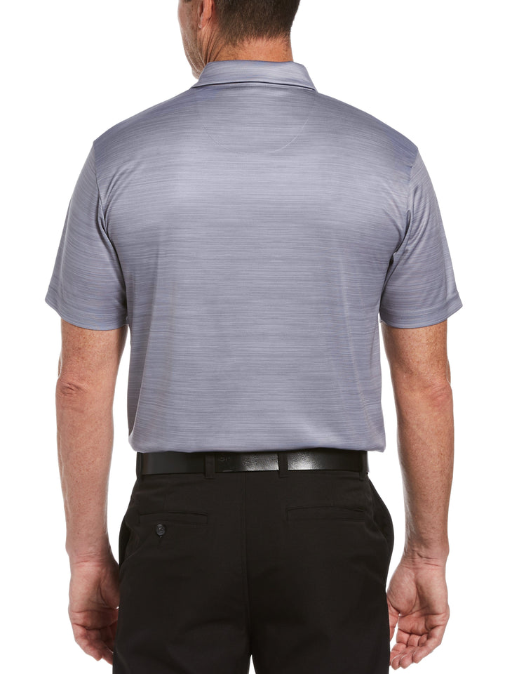 Men's Textured Print Golf Polo