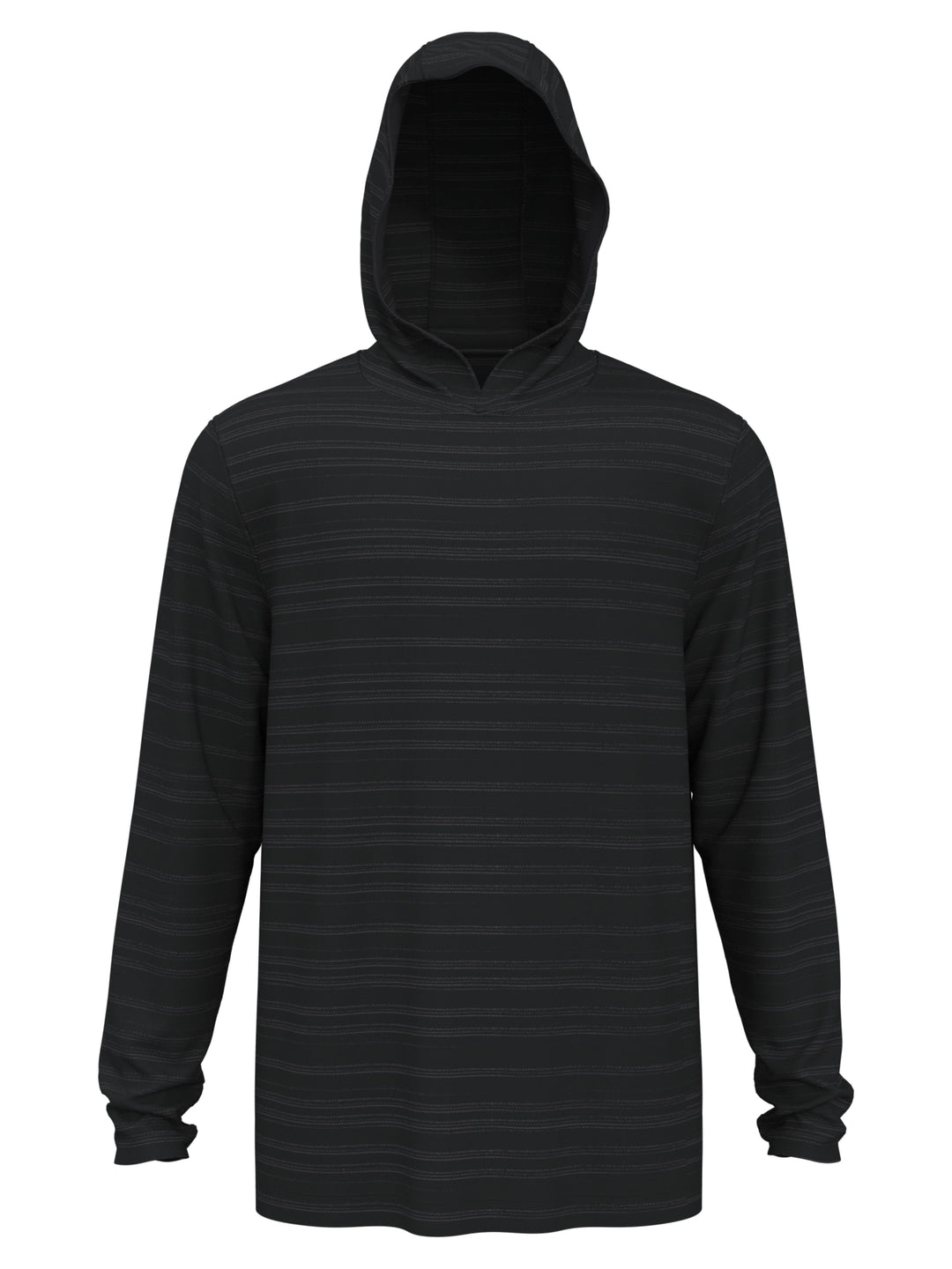 Textured Stripe Golf Hoodie (Asphalt) 