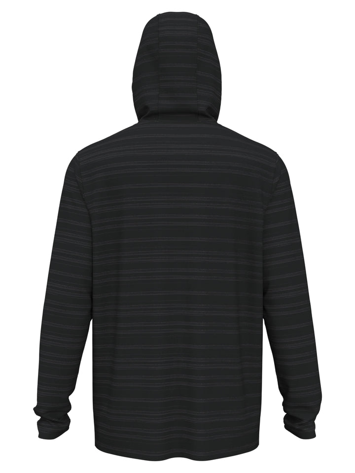 Textured Stripe Golf Hoodie (Asphalt) 
