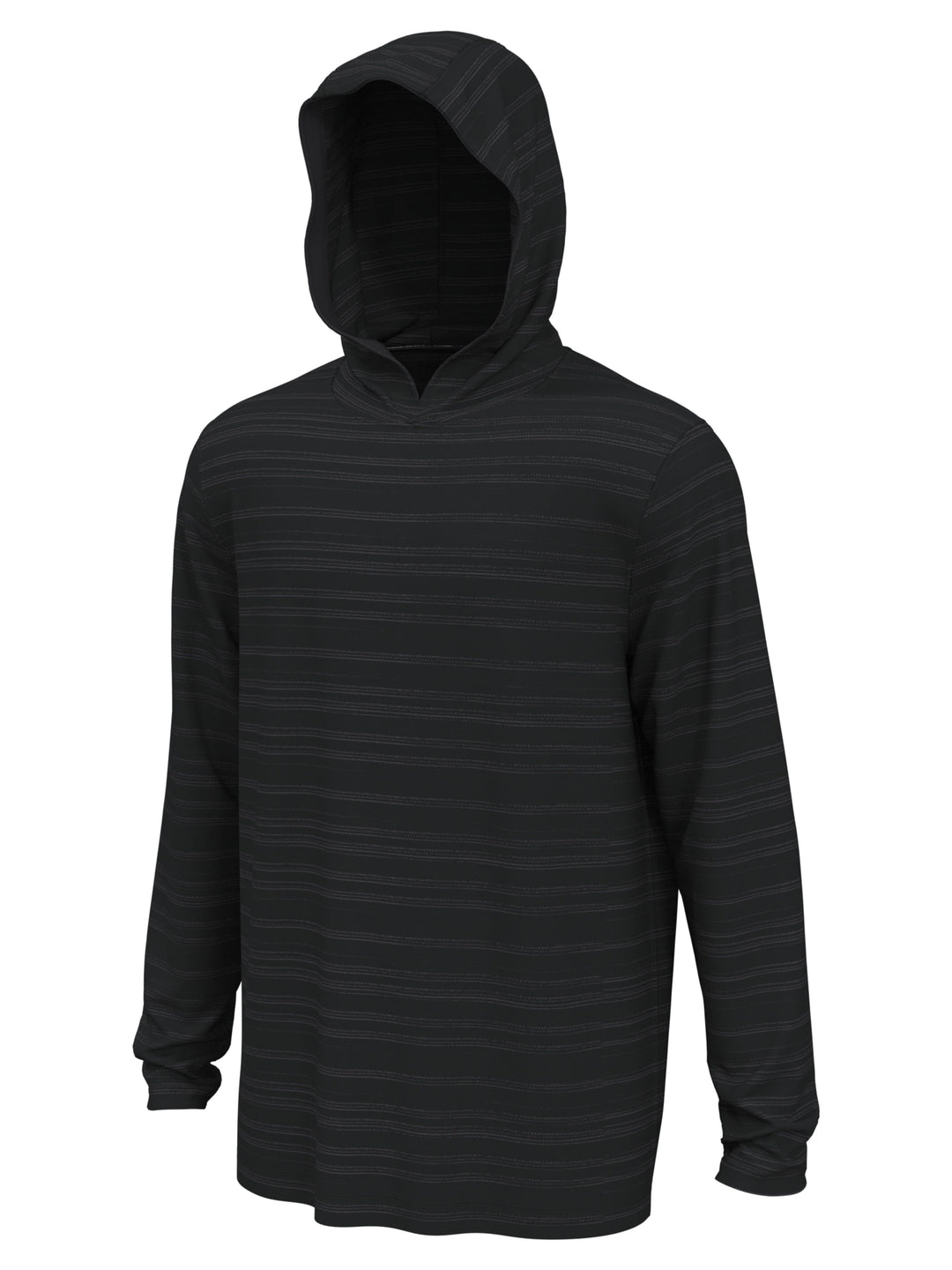 Textured Stripe Golf Hoodie (Asphalt) 