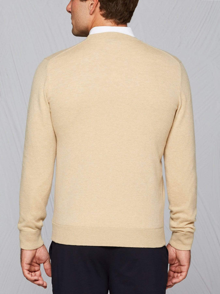 Men's Tour Authentic Cashmere V-Neck Sweater